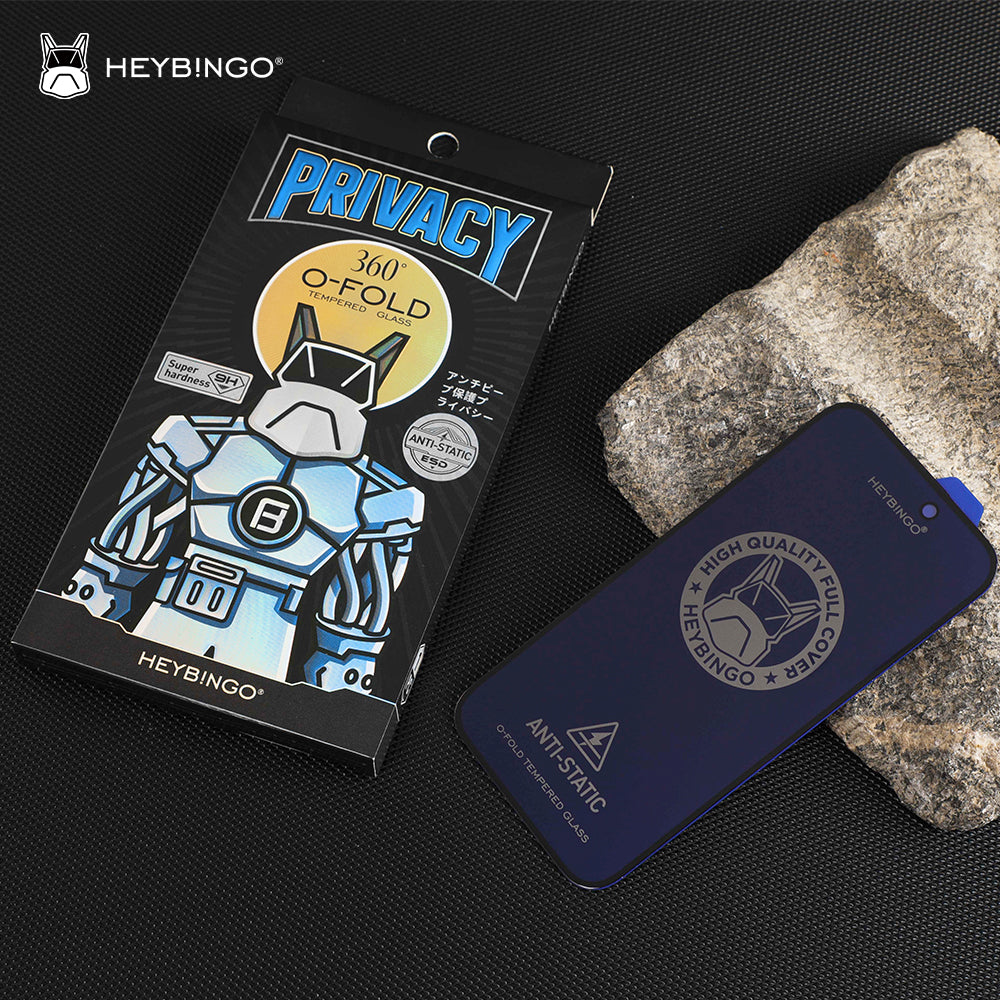 HEYBINGO O-FOLD Privacy Glass - iPhone 17