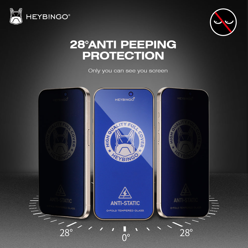 HEYBINGO O-FOLD Privacy Glass - iPhone 13