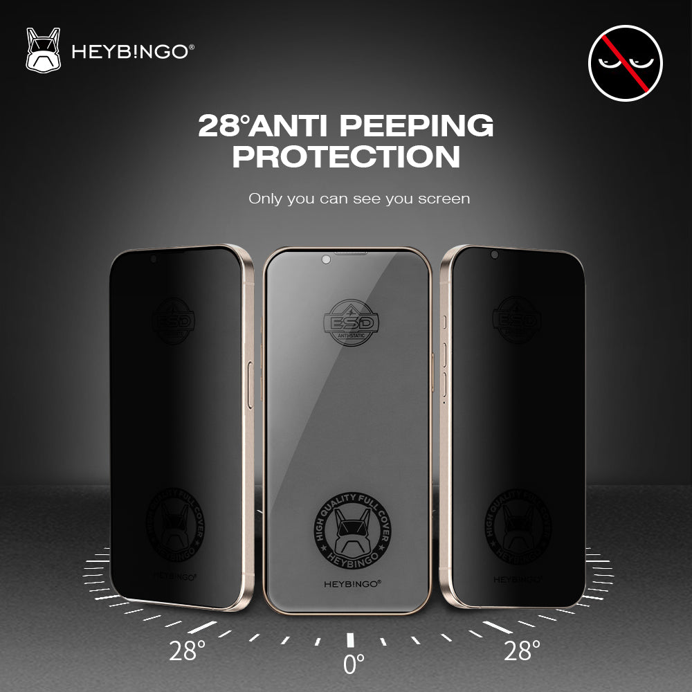 HEYBINGO Privacy HD GLASS - iPhone 17