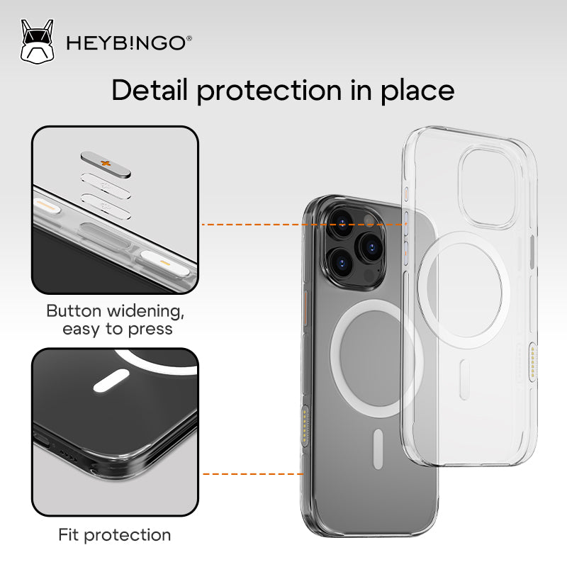 Transparentna Magnetna TPU Akrilna Maska – iPhone 17 Air