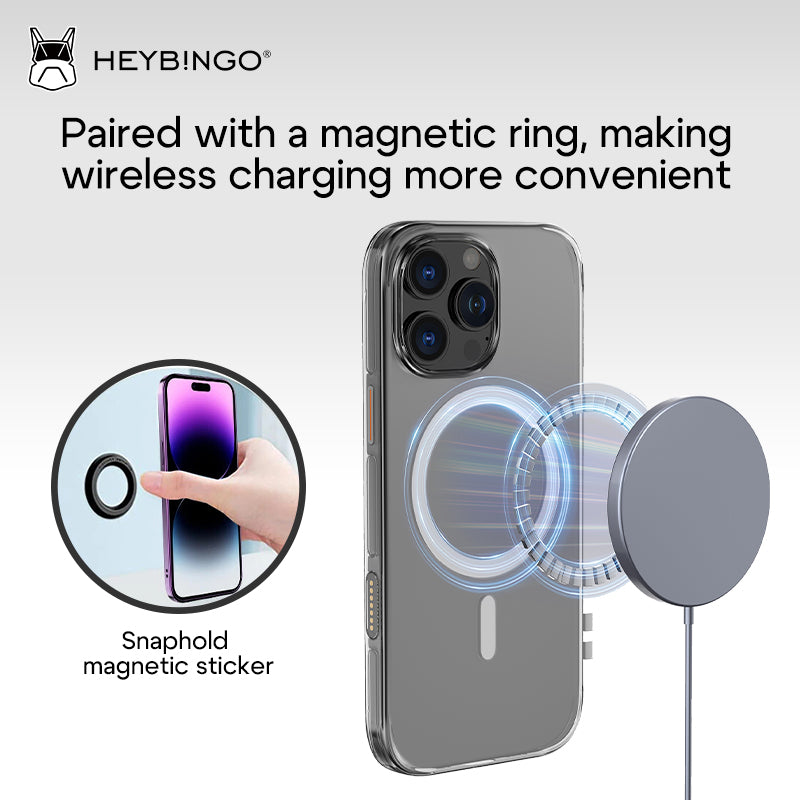 Transparentna Magnetna TPU Akrilna Maska – iPhone 14 Pro