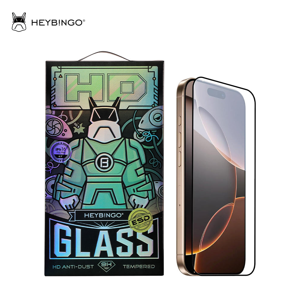 Heybingo HD zaštitno staklo za iPhone 13, 13 Pro i 14 pored premium pakovanja sa oznakama 9H tvrdoće i anti-dust zaštite