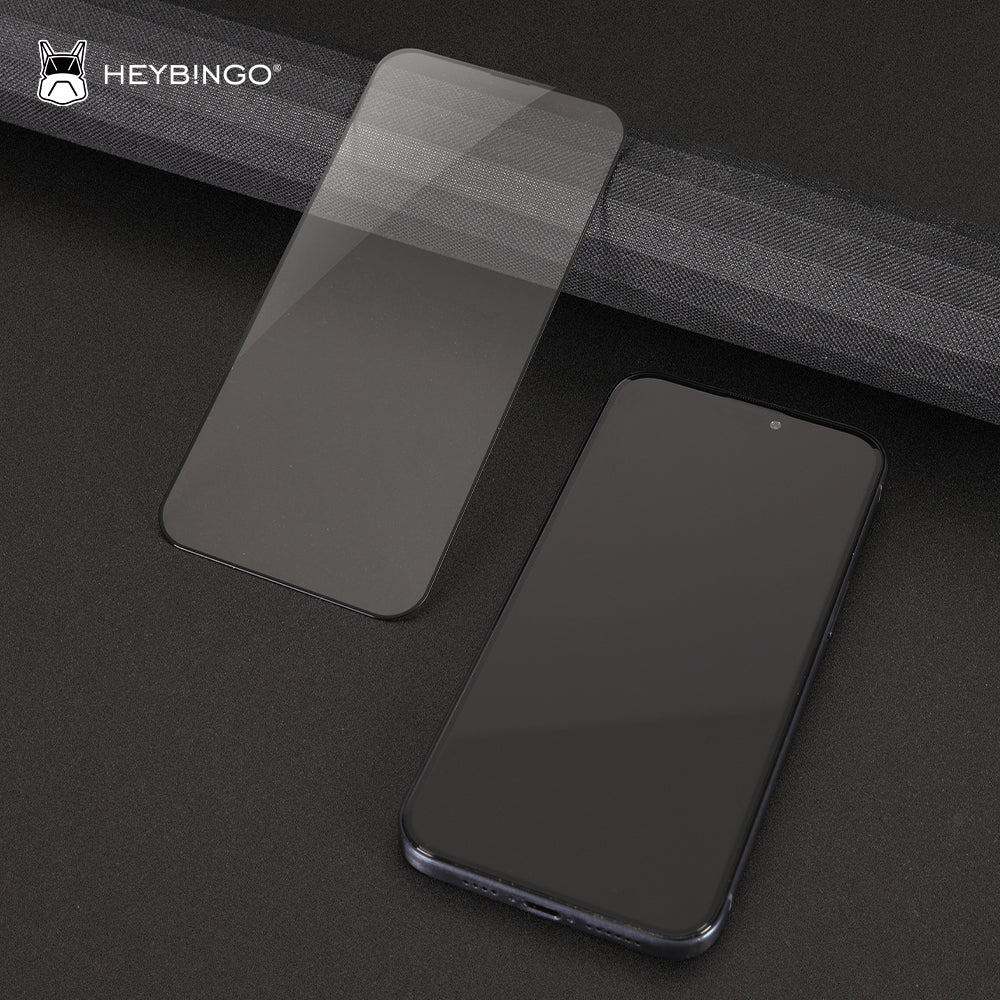 Kvalitetno Heybingo zaštitno staklo za ceo ekran spremno za postavljanje pored crnog iPhone 17 iPhone 16 Pro pametnog telefona